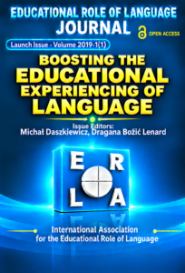 Cover of ERL Journal, Volume 2019-1(1): Boosting the Educational Experiencing of Language