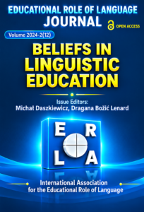 Cover of ERL Journal, Volume 2024-2(12): Beliefs in Linguistic Education