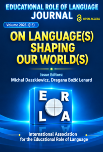 Cover of ERL Journal, Volume 2026-1(15): On Language(s) Shaping Our World(s)