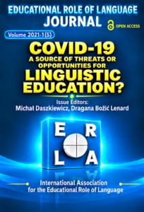 Cover of ERL Journal, Volume 2021-1(5): COVID-19 - A Source of Threats or Opportunities for Linguistic Education