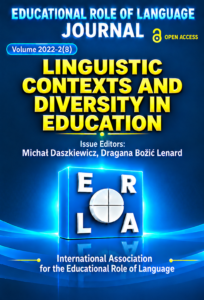 Cover of ERL Journal, Volume 2022-2(8): Linguistic Contexts and Diversity in Education